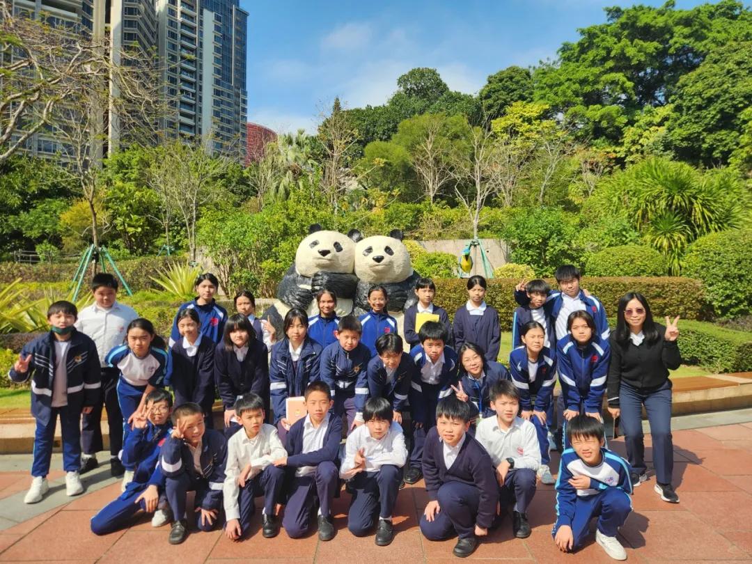 小六級學生參觀澳門大熊貓館 